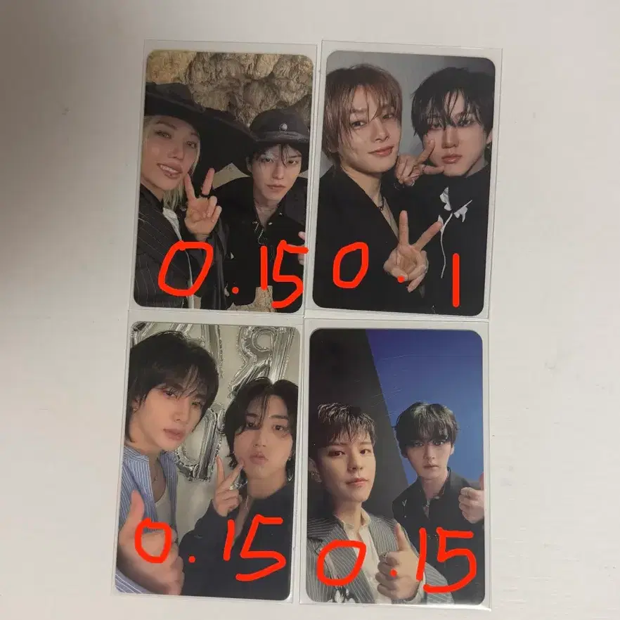 스키즈 아이엔 승민 현진 한 리노 창빈 포카 판매