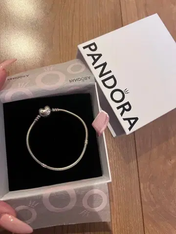 PANDORA 팔찌 하트 클래스프
