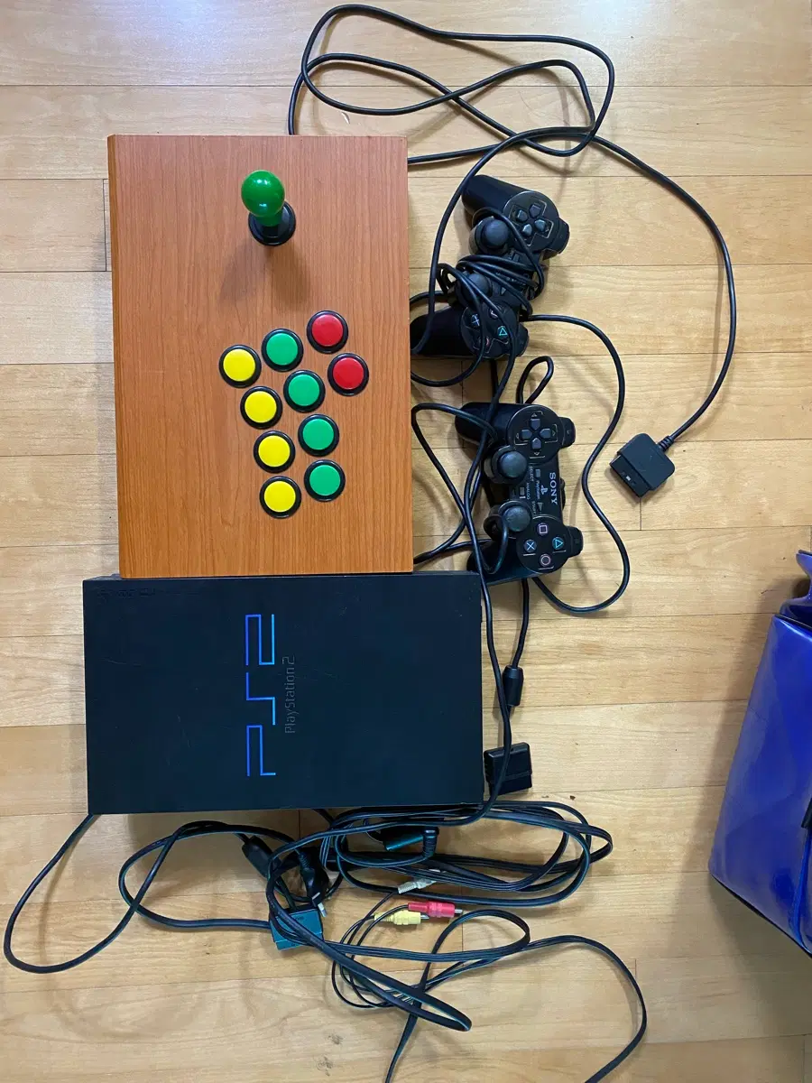 플레이스테이션2 PS2 게임기 본체 조이스틱 컨트롤러 포함