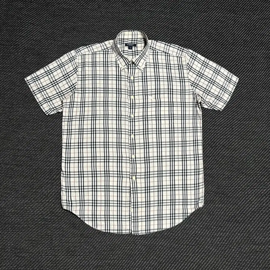 [L] Burberry 버버리 노바체크 반팔 셔츠