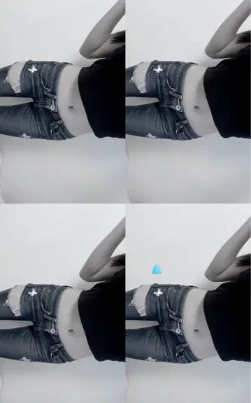 GYDA 데미지 스키니 데님