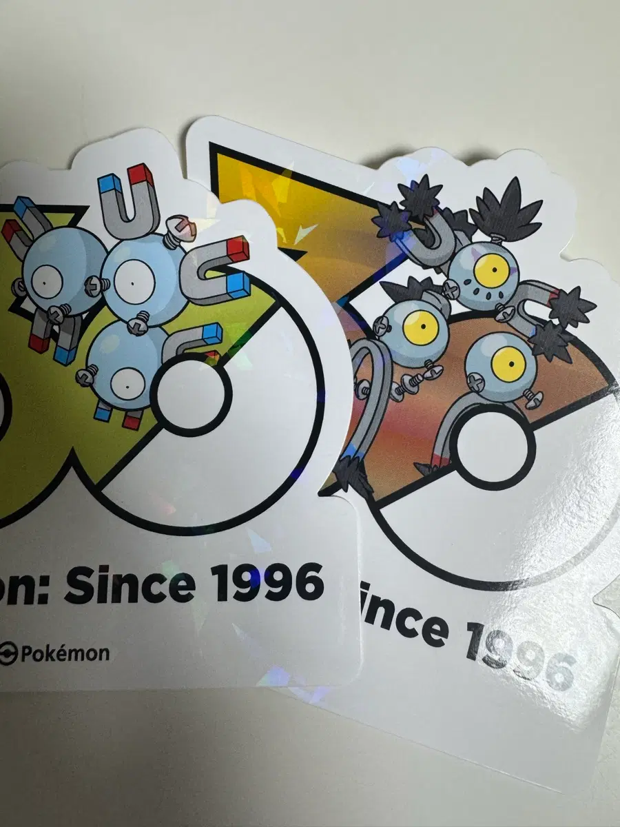 포켓몬 30주년 로고 스티커 레어코일 모래털가죽