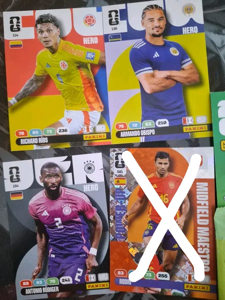 일괄나눔 파니니(Panini) FIFA 월드컵 2026 아드레날린 XL 트레이딩 카드 일괄 나눔