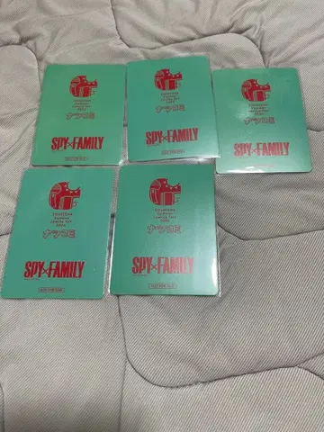 SPY x FAMILY 나츠코미 2024 특제 코스터 5장 세트