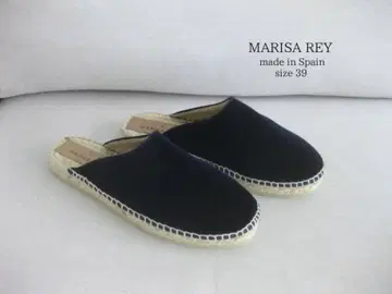 미사용! 스페인산 MARISA REY 플랫 샌들 39 뮬