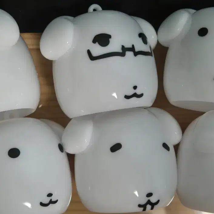 가나디 머리 키링 6개