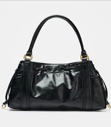 ZARA 개더 디테일 숄더백