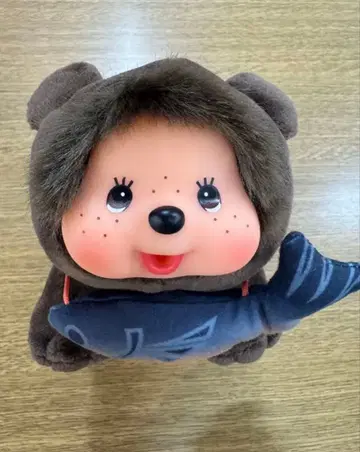 Monchhichi 홋카이도 한정 목조 곰 봉제 인형