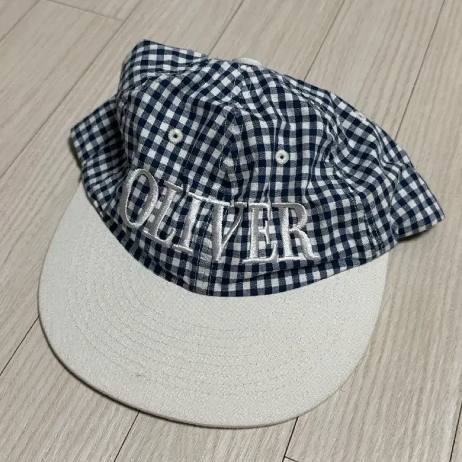 마스컴퍼니 체크 볼캡