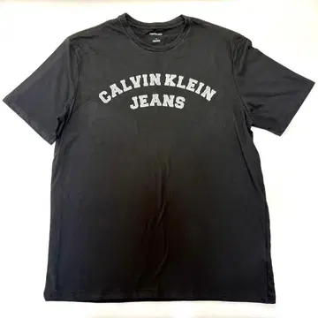 Calvin Klein T셔츠 M사이즈 반팔 상의 남성용 블랙
