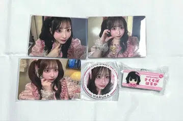 CUTIE STREET 사쿠라바 하루카 트레이딩 카드 네임 배지 캔뱃지 묶음 판매