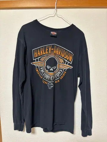 Harley-Davidson 긴팔 티셔츠 블랙
