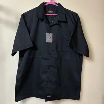 새상품 Dickies 반팔 셔츠 블랙 M 사이즈 남성용