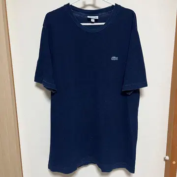 라코스테 LACOSTE 인디고 카노코 T셔츠 L