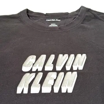 Calvin Klein 티셔츠 S 사이즈 반팔 상의 남성용 블랙
