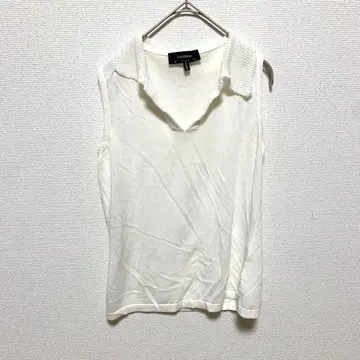 CIVIDINI 이탈리아제 슬리브리스 니트 40 코튼 100% 고급