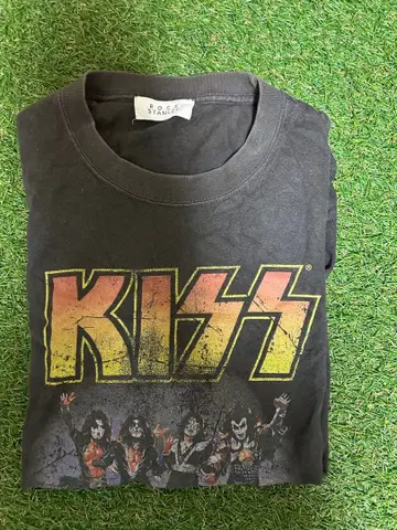 ROCK STANLEY KISS 밴딩 T셔츠