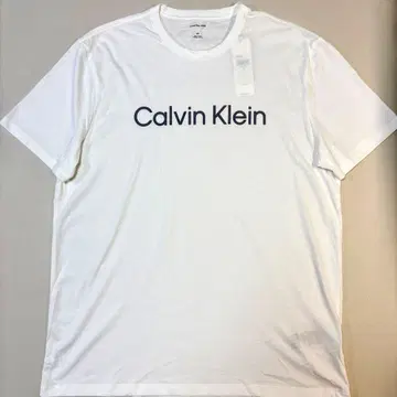 Calvin Klein 반팔 티셔츠 L 사이즈 남성용 화이트 상의