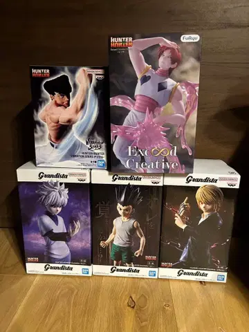 HUNTER x HUNTER 피규어 묶음 판매 5세트