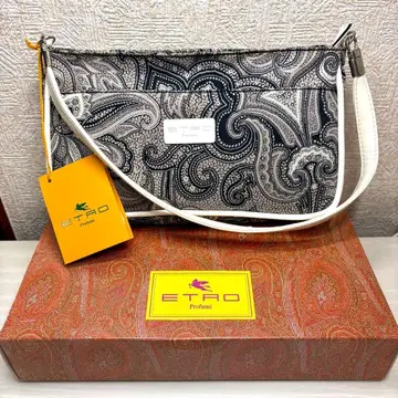 ETRO Profumi 페이즐리 무늬 원 숄더백 화이트