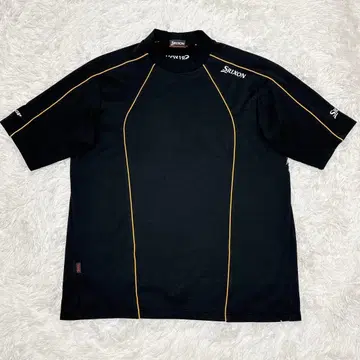 SRIXON 스릭슨 골프웨어 반팔 모크넥 블랙 3L 빅 사이즈