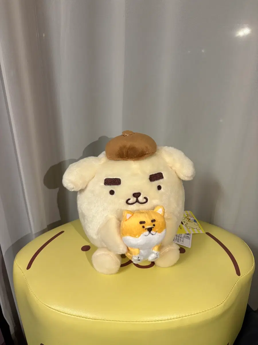 산리오 시반반 폼폼푸린 콜라보 인형
