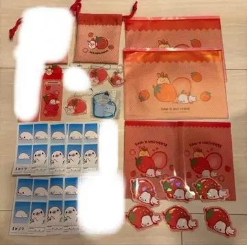 산엑스 유니버스 마메고마 세트 증명사진 스티커 메지루시 참
