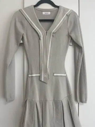 Darich 세일러 카라 플리츠 미니 원피스