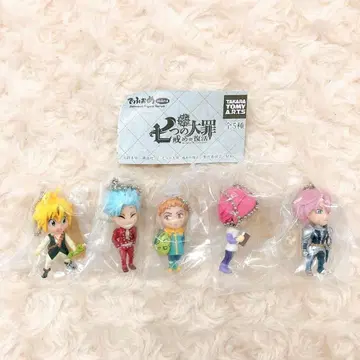 데포르메 mini 일곱개의 대죄 옥죄는 부활 전 5종 풀 컴프
