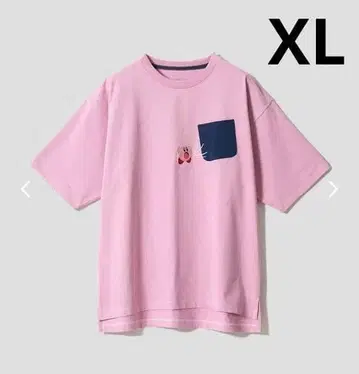 별의 커비 포켓을 빨아들여!? 빅 실루엣 T셔츠 남녀 공용 XL 새상품