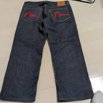 EVISU 데님 팬츠 스트레이트