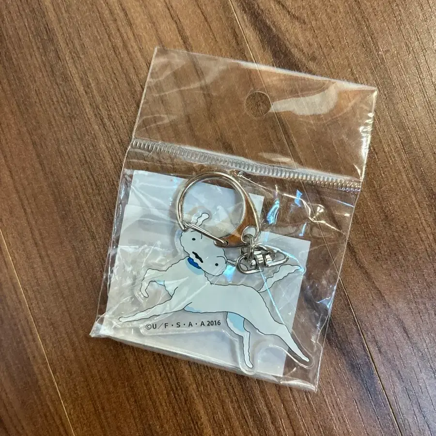 짱구팝업 긴다리 흰둥이 아크릴 키링