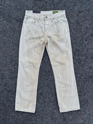 00s GAP 1969 피그먼트 스트레이트 데님 팬츠 베이지 y2k