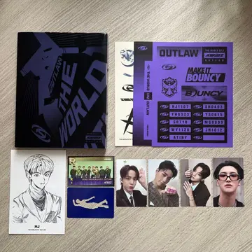 ATEEZ 앨범 성화 윤호 산 우영 트레이딩 카드 CD
