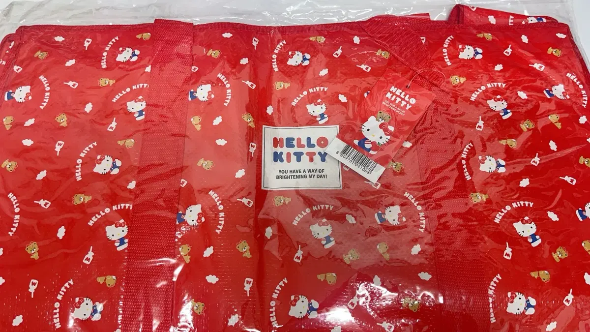 헬로키티 레드 타포린백