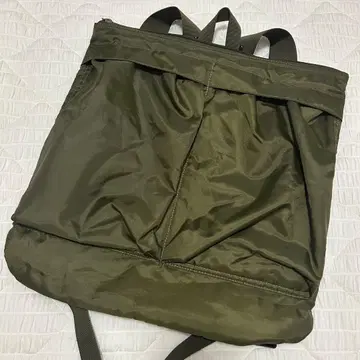 미사용품 UNIQLO jw anderson 헬멧 백 카키