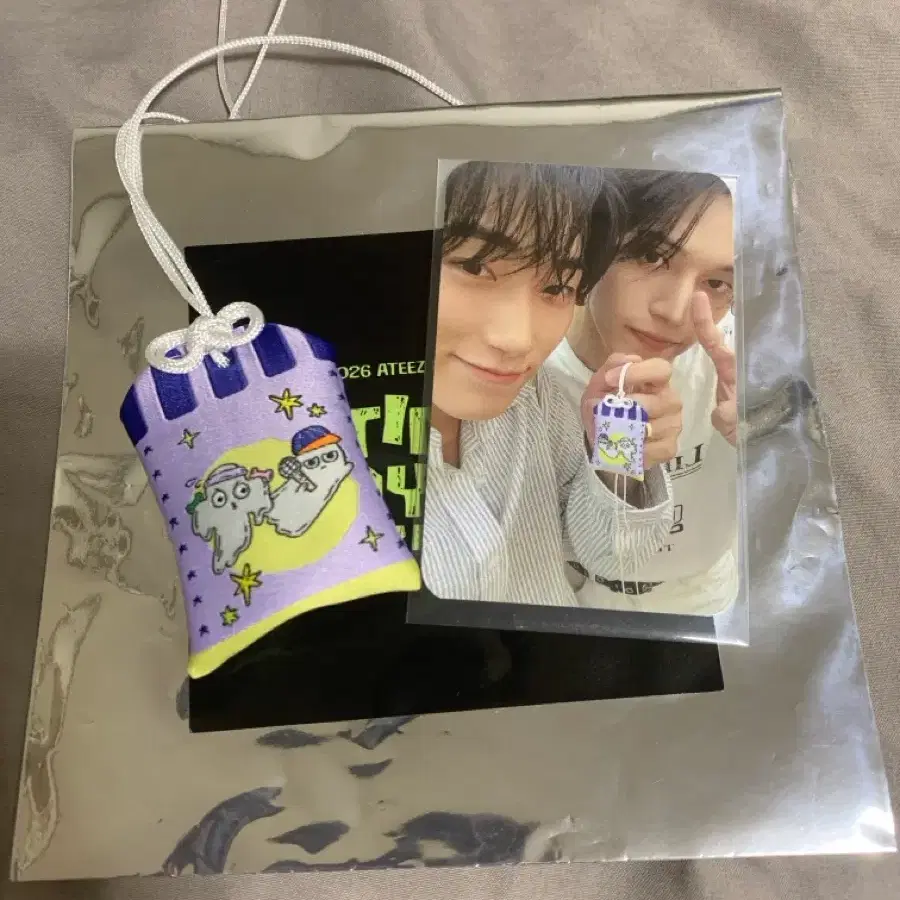 에이티즈 에이티니존 우산유닛포카오마모리 세트