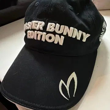 MASTER BUNNY EDITION 캡 블랙
