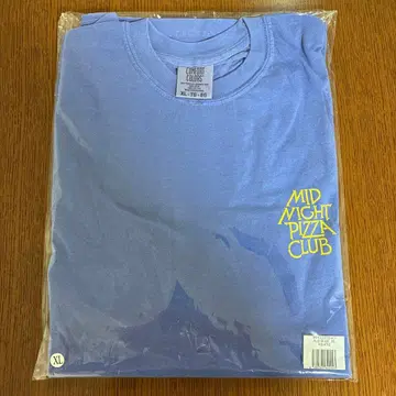 MIDNIGHT PIZZA CLUB 로고 T-shirts FLO BLUE