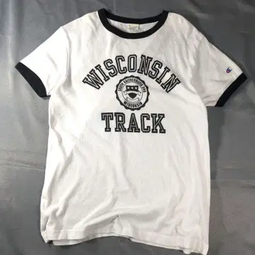 Champion Wisconsin Track 링거 셔츠