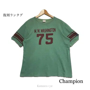 Champion 챔피온 복각 란택 풋볼 반팔 셔츠 L 사이즈