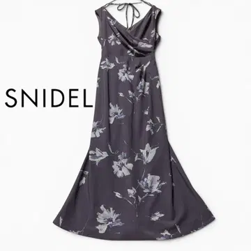 2025년 봄/여름 SNIDEL 스나이델 페인트 플라워 프린트 원피스