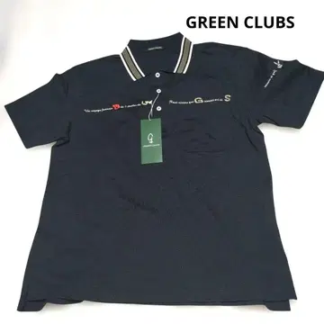 새상품 GREEN CLUBS 자수 반팔 피케 셔츠 택 포함 새상품 라이카