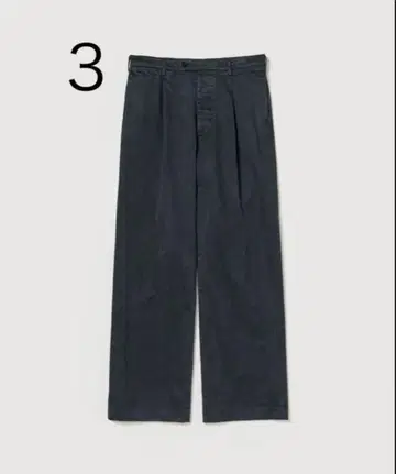 AURALEE PRODUCT DYED FINX CHINO ONE-TUCK