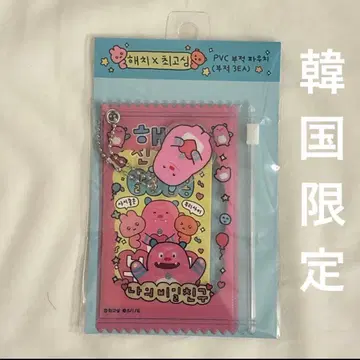 [ 새상품 ] 체고심 헤치 서울 Hechi PVC 부적 파우치 키링