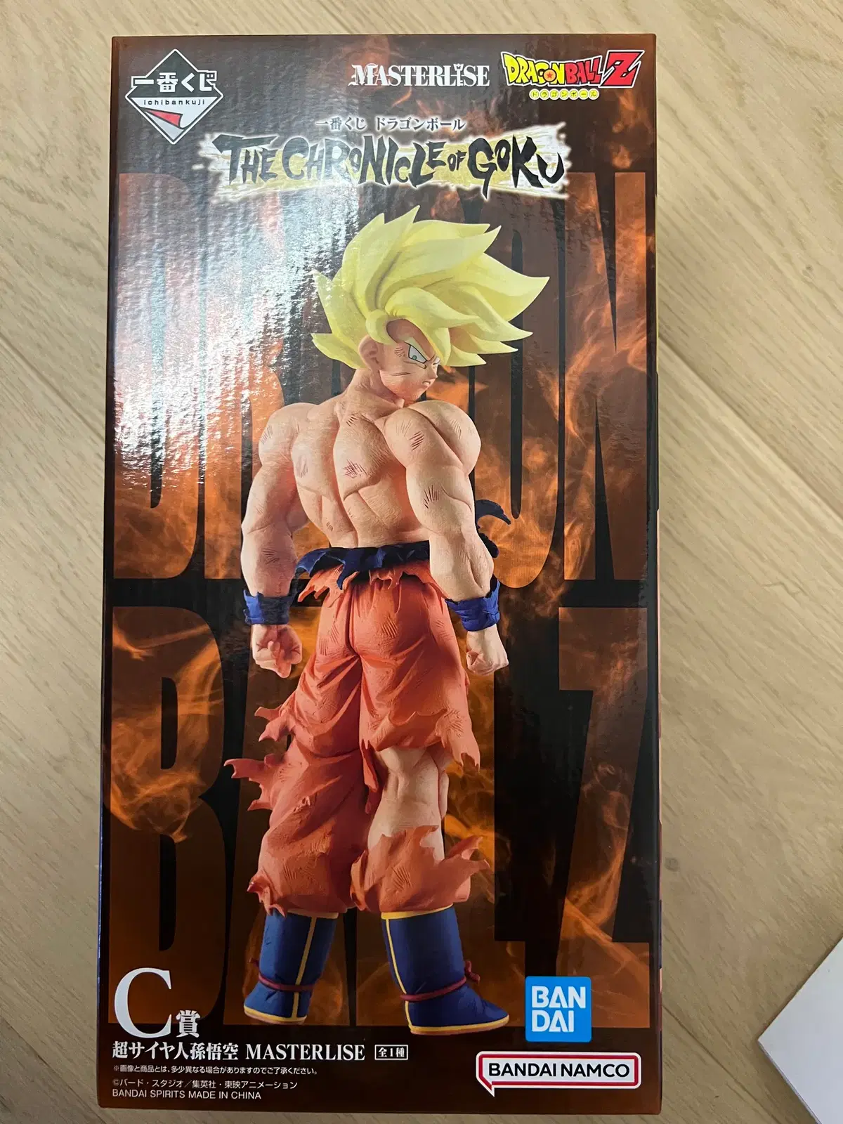 [판매] 제일복권 드래곤볼 'THE CHRONICLE OF GOKU' C상 초사이어인 손오공 피규어