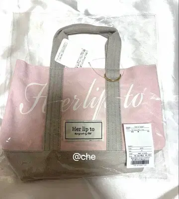 herlipto 미니 토트백 신주쿠 한정판 핑크