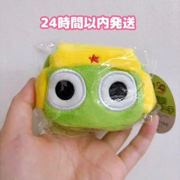 3 (미사용 새상품) 개구리 중사 케로로 카라비너 포함 미니 파우치 케로로 소품함