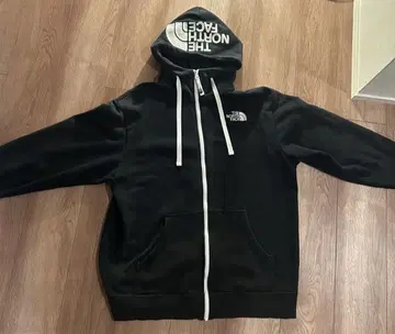 THE NORTH FACE 지퍼 후드티 블랙