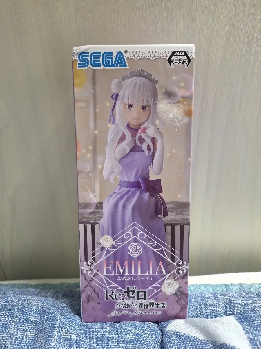 [미개봉: 재고 2] 세가(SEGA) PM Re:제로부터 시작하는 이세계 생활 쵸코노세 피규어 에밀리아 피규어 Dress Up Party Ver.